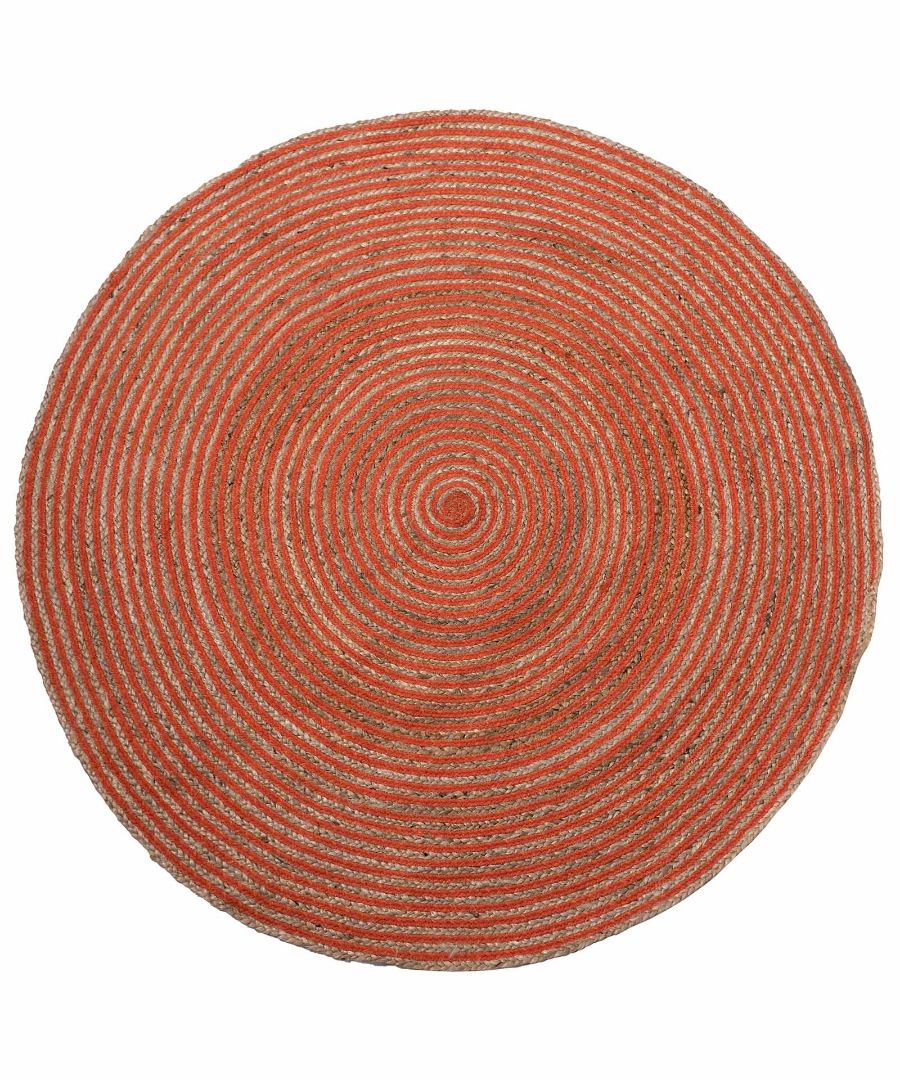 1723 Χαλί γιούτα 1723 (150cm) teracotta SilkFashion - Image 1