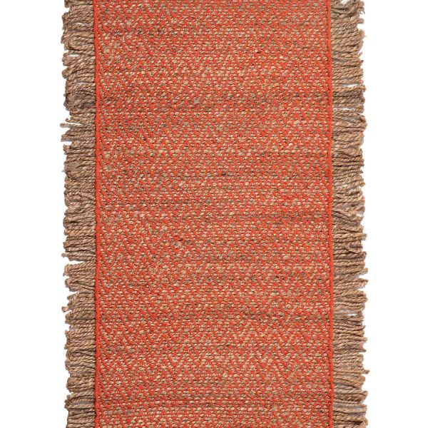 Χαλί γιούτα 1743 (70cm x 160cm) salmon SilkFashion