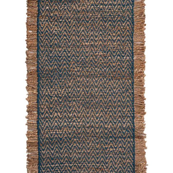 Χαλί γιούτα 1745 (70cm x 160cm) petrol SilkFashion