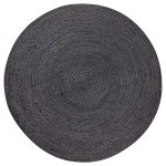 Χαλί γιούτα 1755 (200cm) dark grey SilkFashion