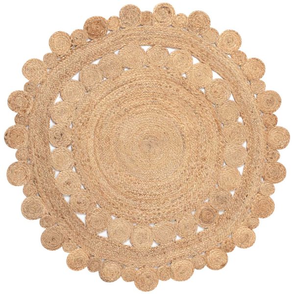 Χαλί γιούτα 1758 (120cm) natural SilkFashion