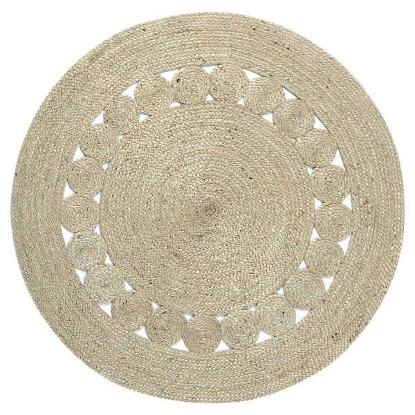 Χαλί γιούτα 1764 (150cm) light grey SilkFashion