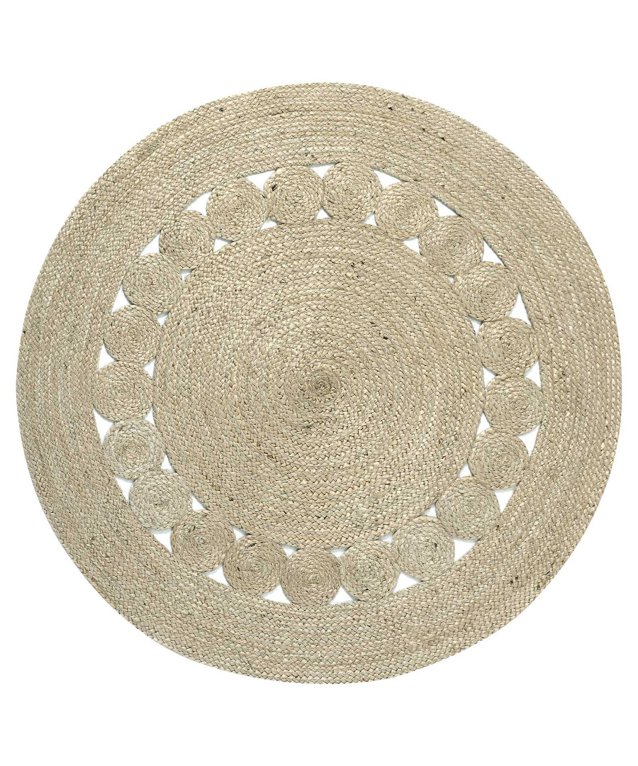 1764 Χαλί γιούτα 1764 (150cm) light grey SilkFashion - Image 1