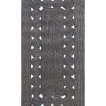 Χαλί γιούτα 1767 (70cm x 160cm) dark grey SilkFashion