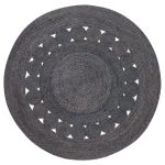 Χαλί γιούτα 1770 (200cm) dark grey SilkFashion