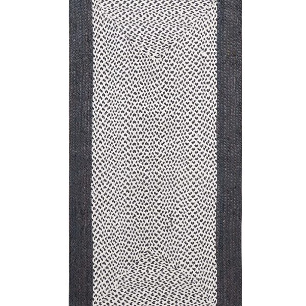 Χαλί γιούτα 1779 (120cm x 180cm) dark grey SilkFashion