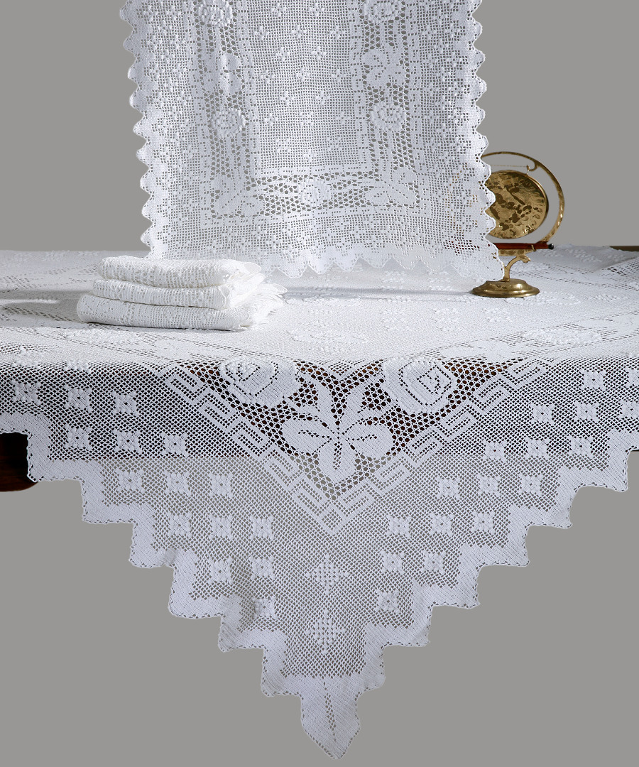 187 Χειροποίητο πλεκτό μερσεριζέ σετ 5 τεμαχίων 187 (140cm x 140cm/90cm x 90cm/50cm x 150cm/60cm x 60cm x 2) SilkFashion - Image 1