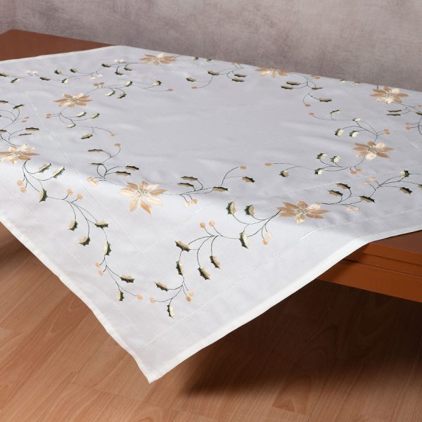 Χριστουγεννιάτικο τραπεζοκαρέ (135cm x 135cm) 189 SilkFashion