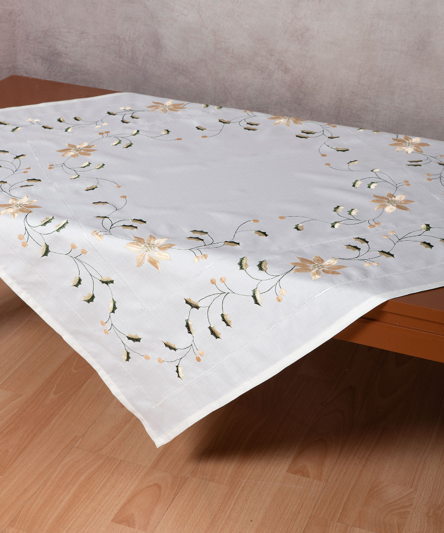 189-1 Χριστουγεννιάτικο τραπεζοκαρέ (135cm x 135cm) 189 SilkFashion - Image 1