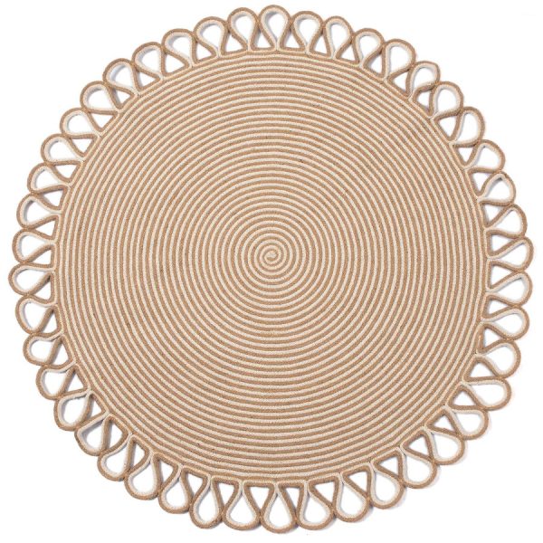 Χαλί γιούτα 1911 (150cm) beige SilkFashion