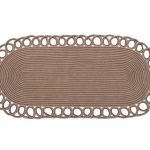 Χαλί γιούτα 1911 (70cm x 160cm) light grey SilkFashion