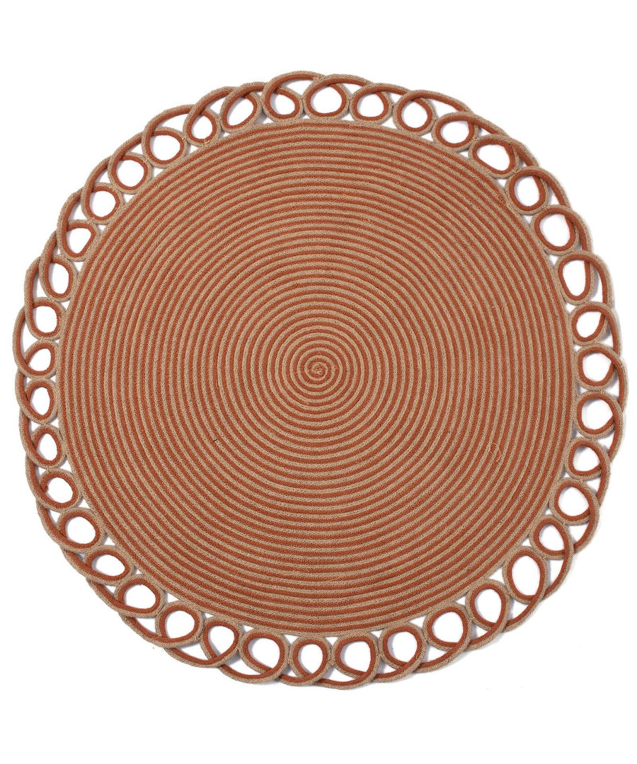 1911rust-1-2 Χαλί γιούτα 1911 (150cm) rust SilkFashion - Image 1