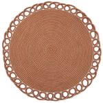 Χαλί γιούτα 1911 (120cm) rust SilkFashion