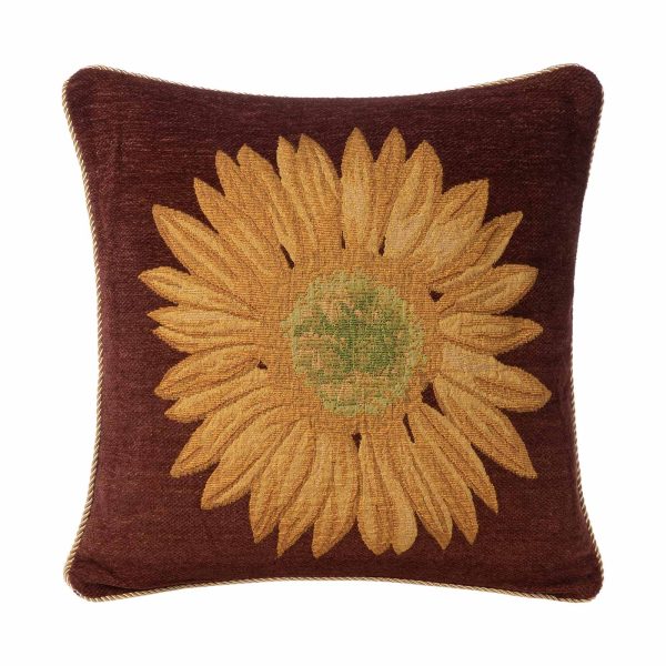 ΜΑΞΙΛΑΡΟΘΗΚΗ (45cm x 45cm) 1919 καφέ SilkFashion