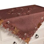 Καρέ 19315 (85cm x 85cm) κεραμιδί SilkFashion