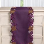 Τραβέρσα 19315 (38cm x 172cm) μώβ SilkFashion