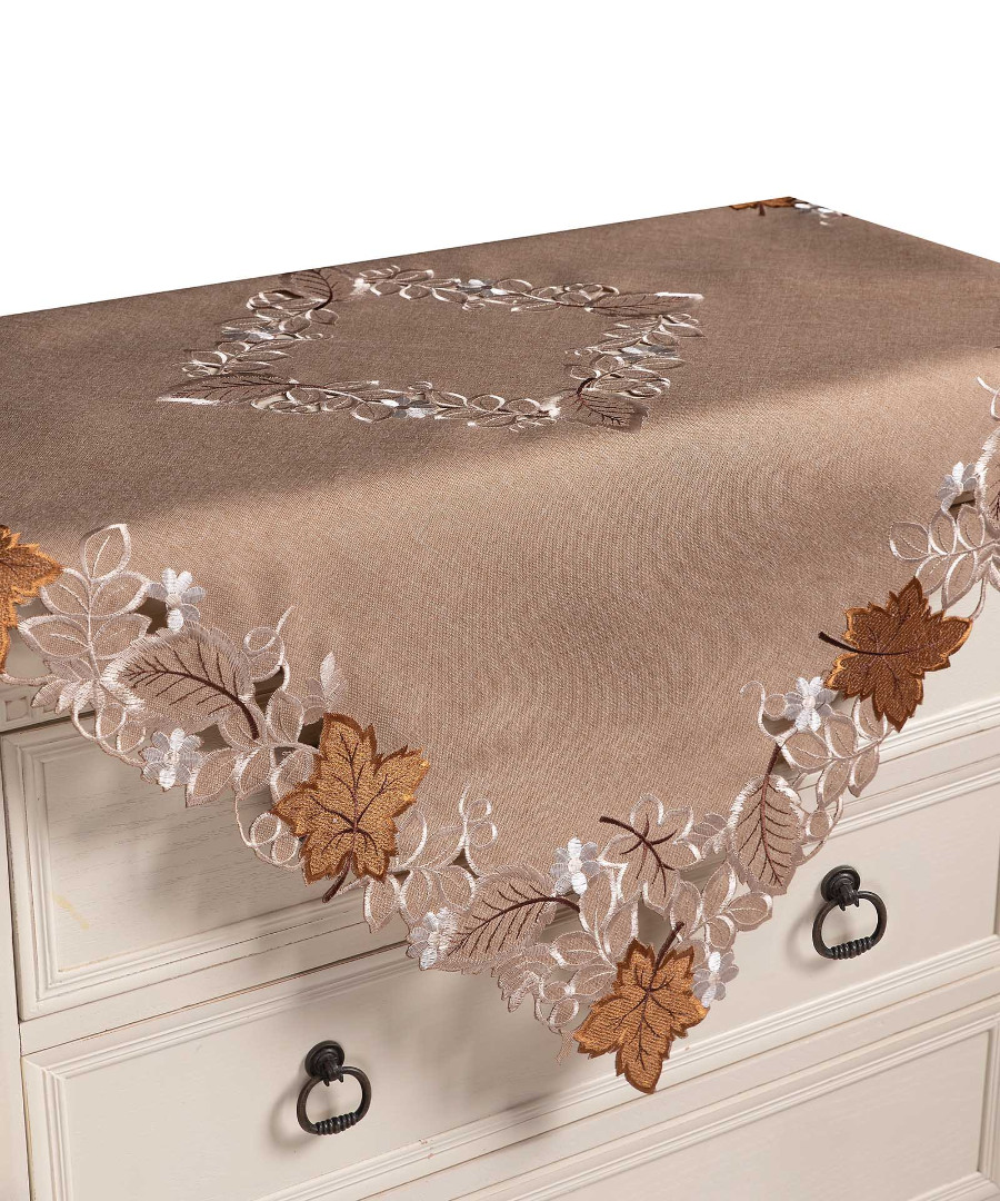 19315mpezb Καρέ 19315 (85cm x 85cm) μπέζ SilkFashion - Image 1