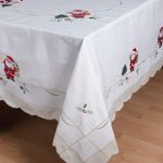 Χριστουγεννιάτικο τραπεζομάντηλο (170cm x 170cm) 1950 SilkFashion