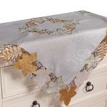 Καρέ 19612 (85cm x 85cm) γκρί SilkFashion