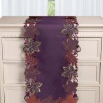 Τραβέρσα 19612 (38cm x 172cm) μώβ SilkFashion