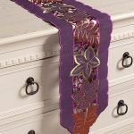 Τραβέρσα 19612 (20cm x 165cm) μώβ SilkFashion