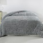 Κουβερτοπάπλωμα burble (220cm x 240cm) γκρί SilkFashion