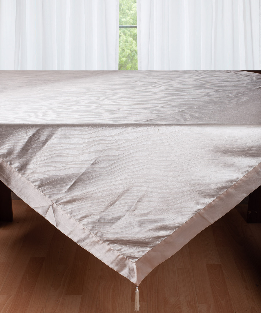 2009somon Σατέν τραπεζομάντηλο 2009 (160cm x 220cm) σομών SilkFashion - Image 1