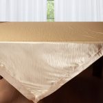 Σατέν τραπεζομάντηλο 2009 (130cm x 160cm) χρυσό SilkFashion