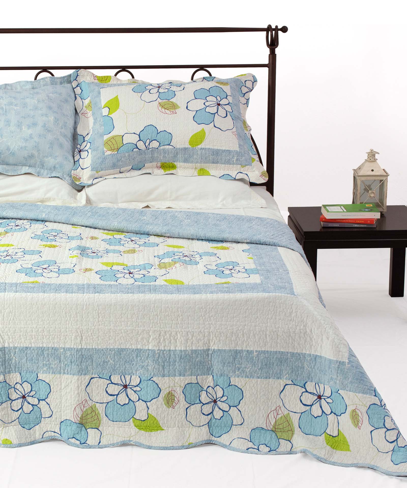 2010-8a ΚΟΥΒΕΡΛΙ σετ (160cm x 220cm + 1 x 50cm x 70cm) 2010-8 SilkFashion - Image 1