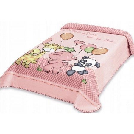 20241007104144_belpla_kouverta_ispanias_agalias_liknou_ster_636_veloute_pink_80x110ek_562_636_pink ΚΟΥΒΕΡΤΑ ΙΣΠΑΝΙΑΣ ΚΟΥΝΙΑΣ 110X140 BELPLA STER 636 PINK - Image 1