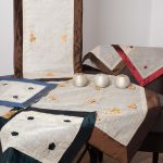 Σετ 7 τεμαχίων ((90cm x 90cm 40cm x 110cm 2x60cm x 60cm 2x 40cm x 40cm 140cm x 140cm) 203 πράσινο SilkFashion