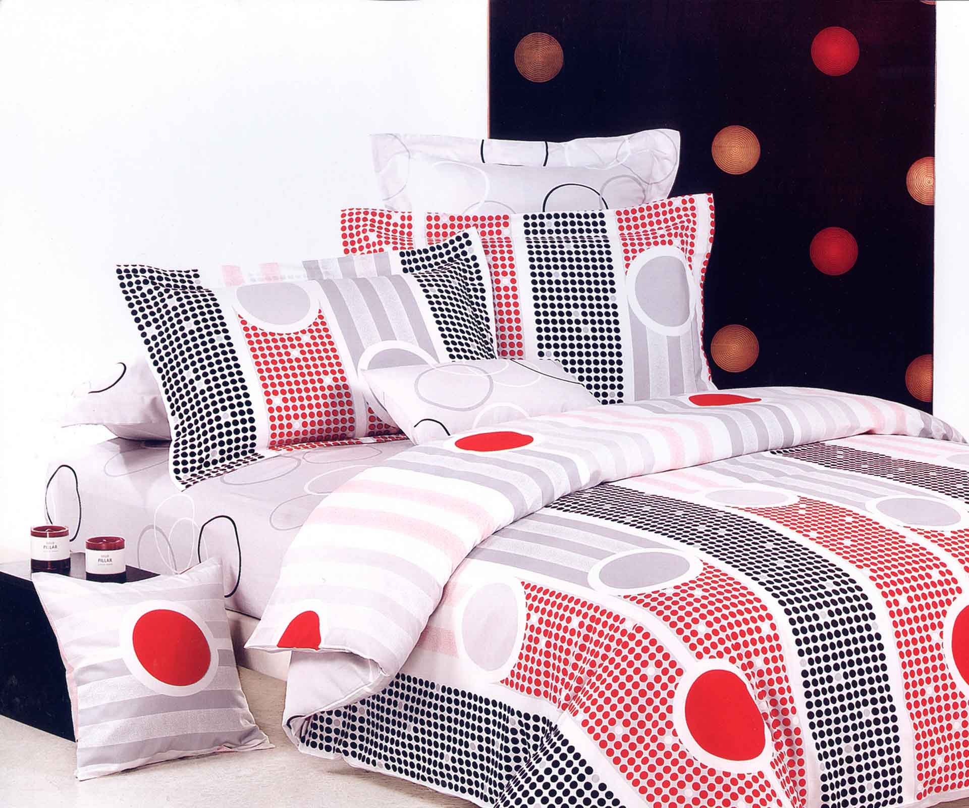 2057vamvakosaten σεντόνια βαμβακοσατέν ( 230cm x 250cm 2x 50cm x 70cm) 2057 SilkFashion - Image 1