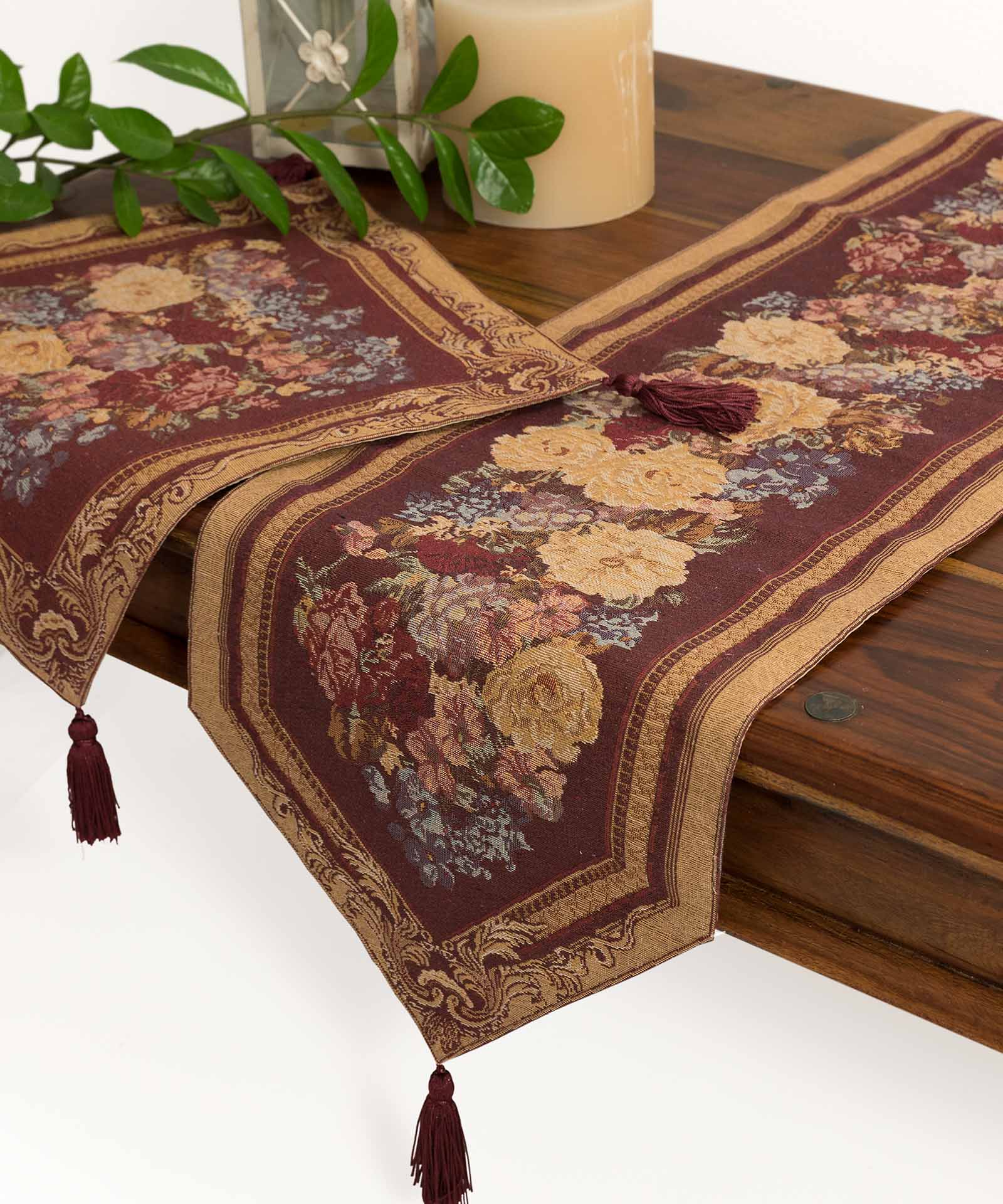 2061bornto-2 Σετ 3 τεμαχίων 2061 μπορντώ SilkFashion - Image 1