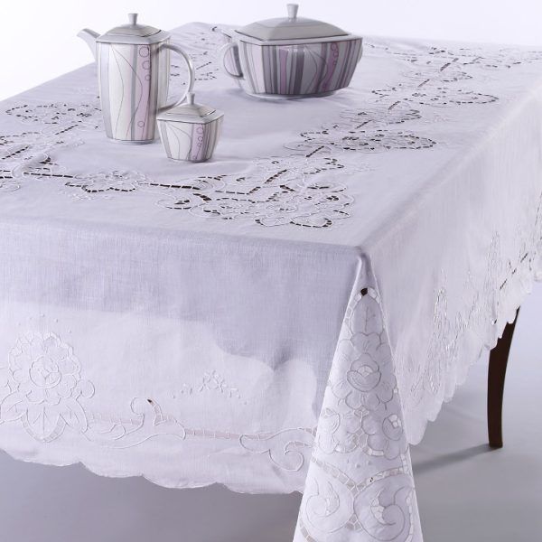Χειροποίητο τραπεζομάντηλο 2122 (170cm x 270cm) SilkFashion