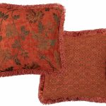 Μαξιλαροθήκη 213 (45cm x 45cm) κεραμιδί SilkFashion