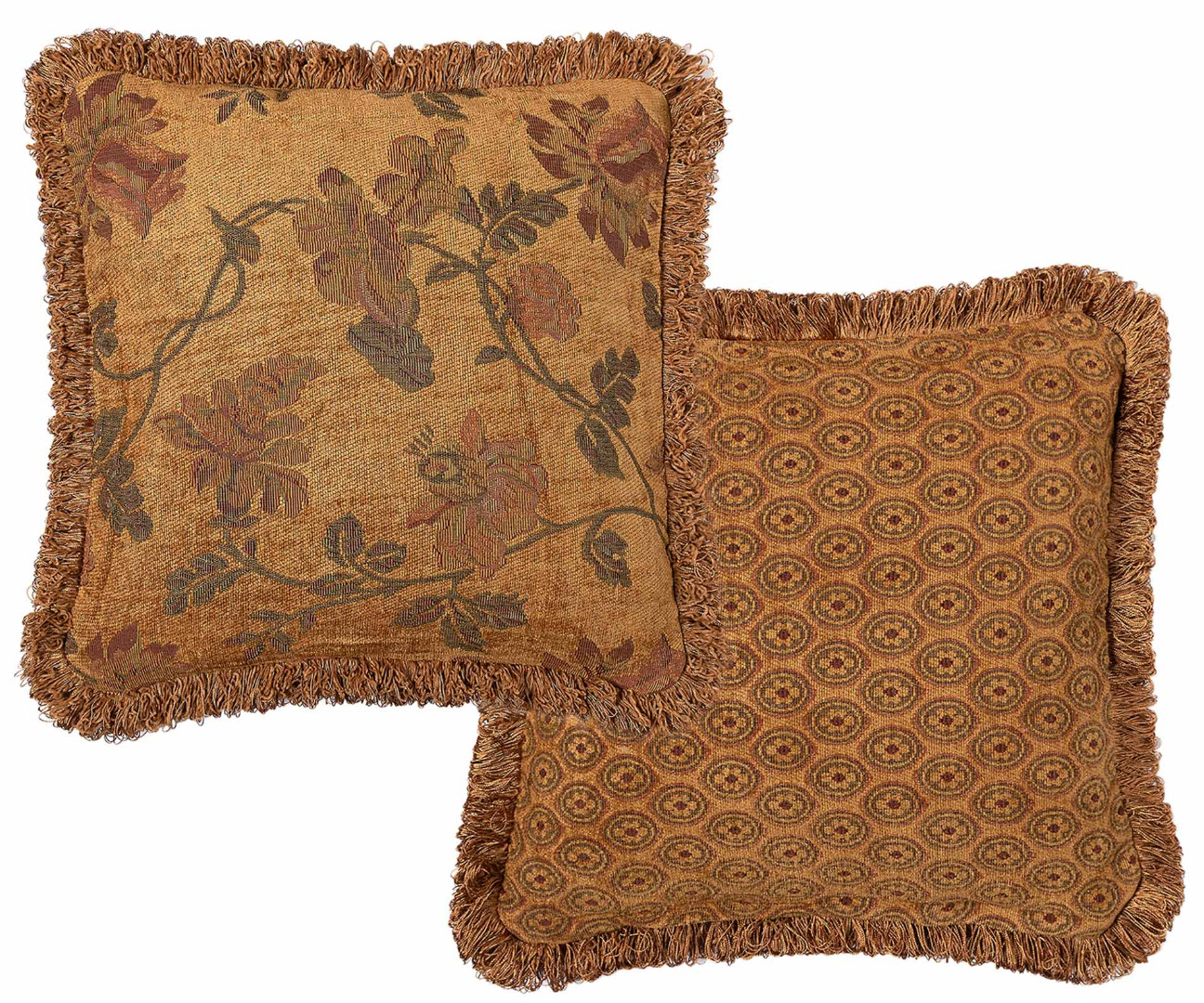 213xryso Μαξιλαροθήκη 213 (45cm x 45cm) χρυσό SilkFashion - Image 1