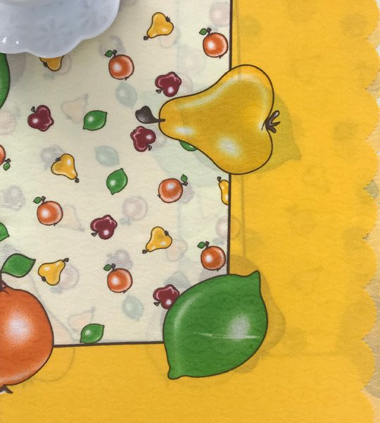 τραπεζομάντηλα 220 ( 150cm ροτόντα) κίτρινο SilkFashion