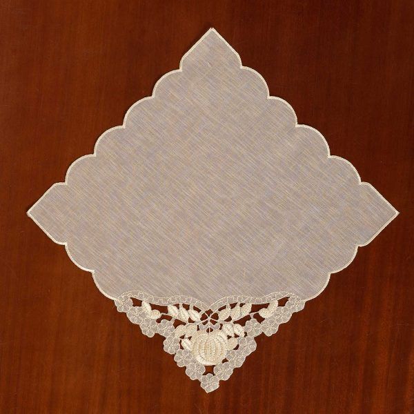 Πετσετάκια γωνίες 12 τεμάχια (30cm x 30cm) 224-1 μπεζ SilkFashion
