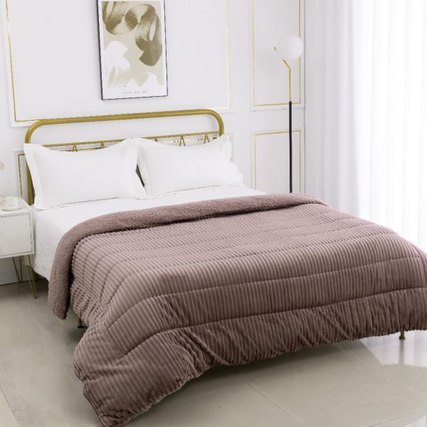 Κουβερτοπάπλωμα kotle (170cm x 220cm) syklamen SilkFashion