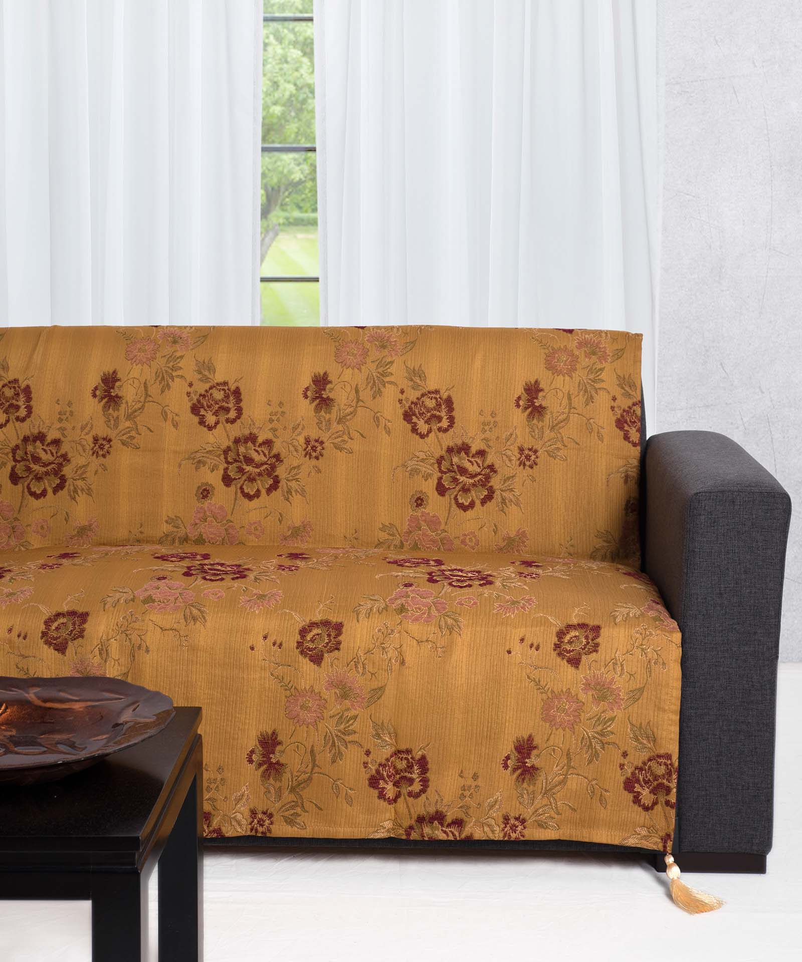 230axryso-2 ΡΙΧΤΑΡΙΑ 230a (150cm x 180cm) χρυσό SilkFashion - Image 1