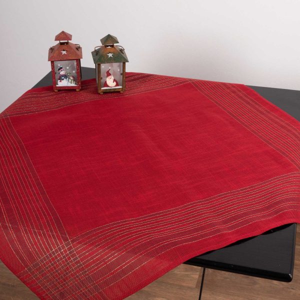 χριστουγεννιάτικο τραπεζοκαρέ (140cm x 140cm) 2467 SilkFashion