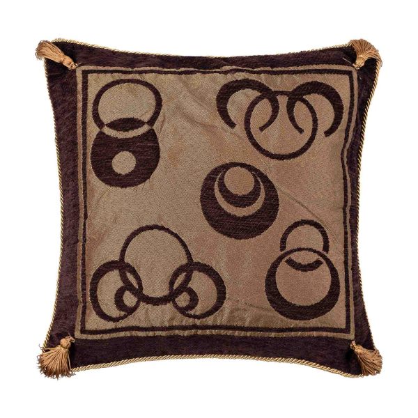 ΜΑΞΙΛΑΡΟΘΗΚΗ (45cm x 45cm) 260 καφέ SilkFashion