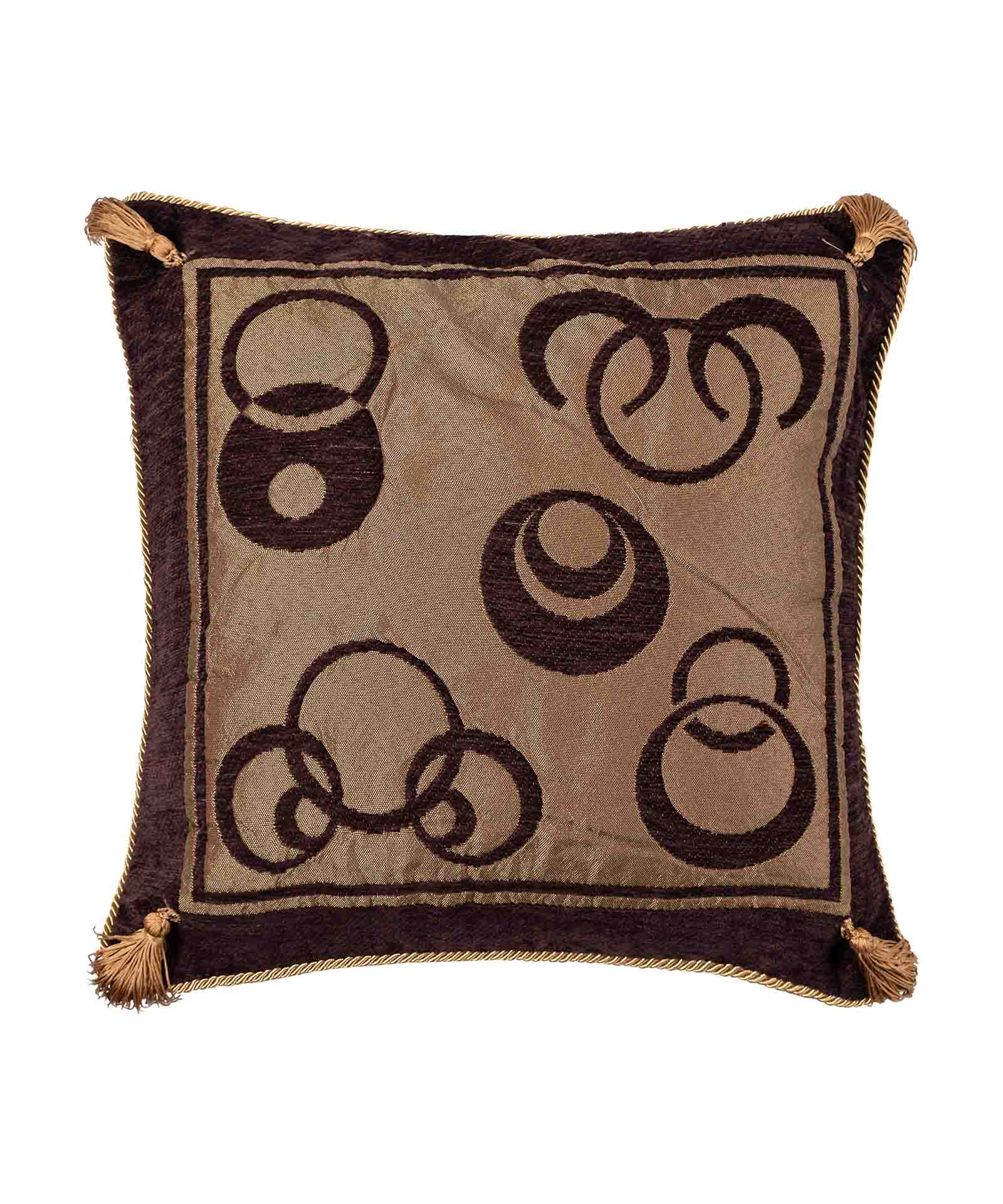 260kafe ΜΑΞΙΛΑΡΟΘΗΚΗ (45cm x 45cm) 260 καφέ SilkFashion - Image 1