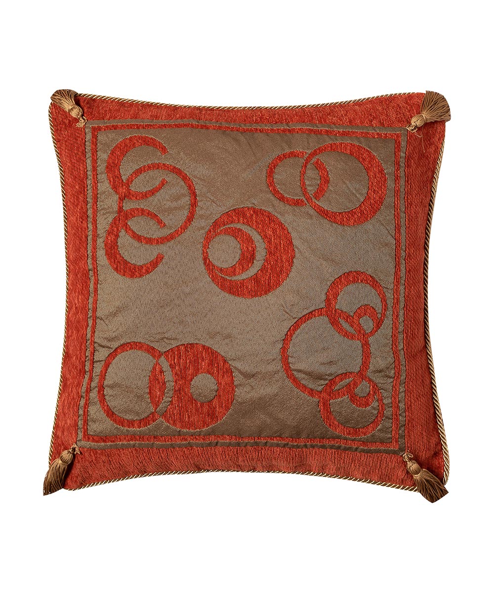 260portokali ΜΑΞΙΛΑΡΟΘΗΚΗ (45cm x 45cm) 260 πορτοκαλί SilkFashion - Image 1