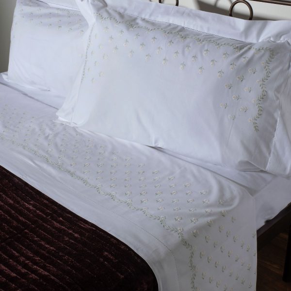 ΧΕΙΡΟΠΟΙΗΤΟ ΣΕΝΤΟΝΙ ΜΕ ΚΕΝΤΗΜΑ 2806A ΤΕΣΣΑΡΩΝ ΤΕΜΑΧΙΩΝ (225CM X 270CM) ΛΕΥΚΟ ΚΙΤΡΙΝΟ SilkFashion