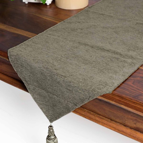 τραβέρσα  (40cm X 172cm)  281 λαδί SilkFashion