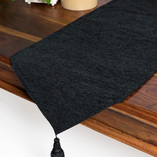 τραβέρσα  (40cm X 172cm)  281 μαύρη SilkFashion