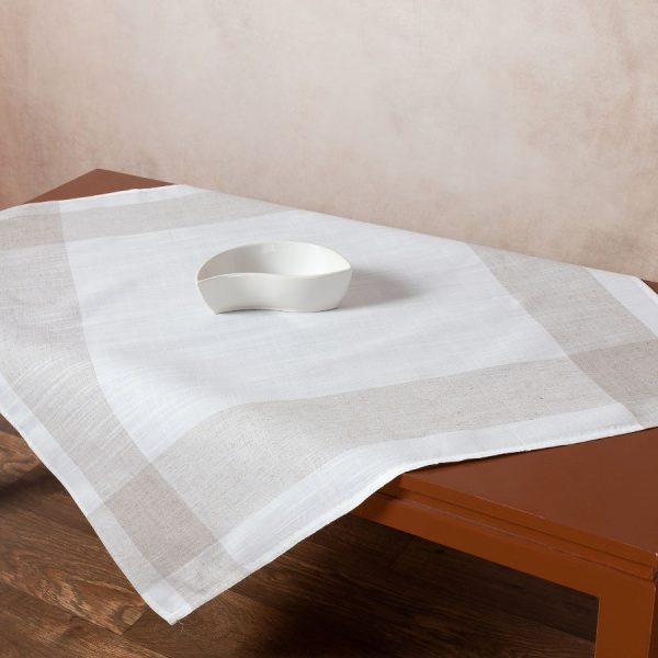 Καρέ 2844 (85cm x 85cm) Ivory SilkFashion