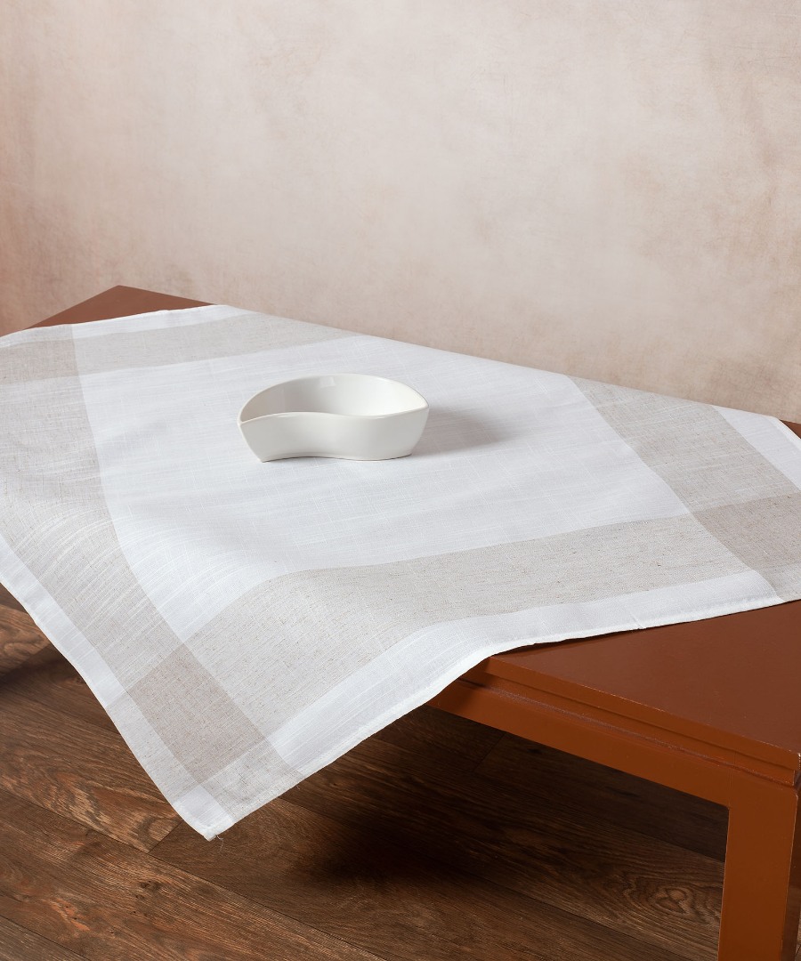 2844ivory Καρέ 2844 (85cm x 85cm) Ivory SilkFashion - Image 1