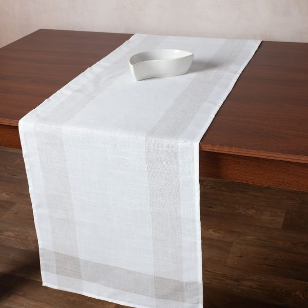 Τραβέρσα 2844 (48cm x 150cm) Ivory SilkFashion